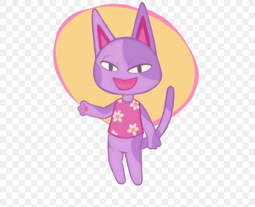 Animal Crossing: New Leaf Animal Crossing: Pocket Camp Whiskers Art Cat, PNG, 500x667px, Watercolor, Cartoon, Flower, Frame, Heart Download Free