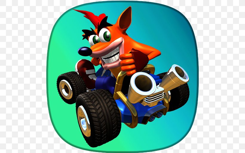 Crash Team Racing PlayStation Crash Bandicoot Racing Video Game, PNG, 512x512px, Crash Team Racing, Android, Cafe Bazaar, Crash Bandicoot, Internet Download Free