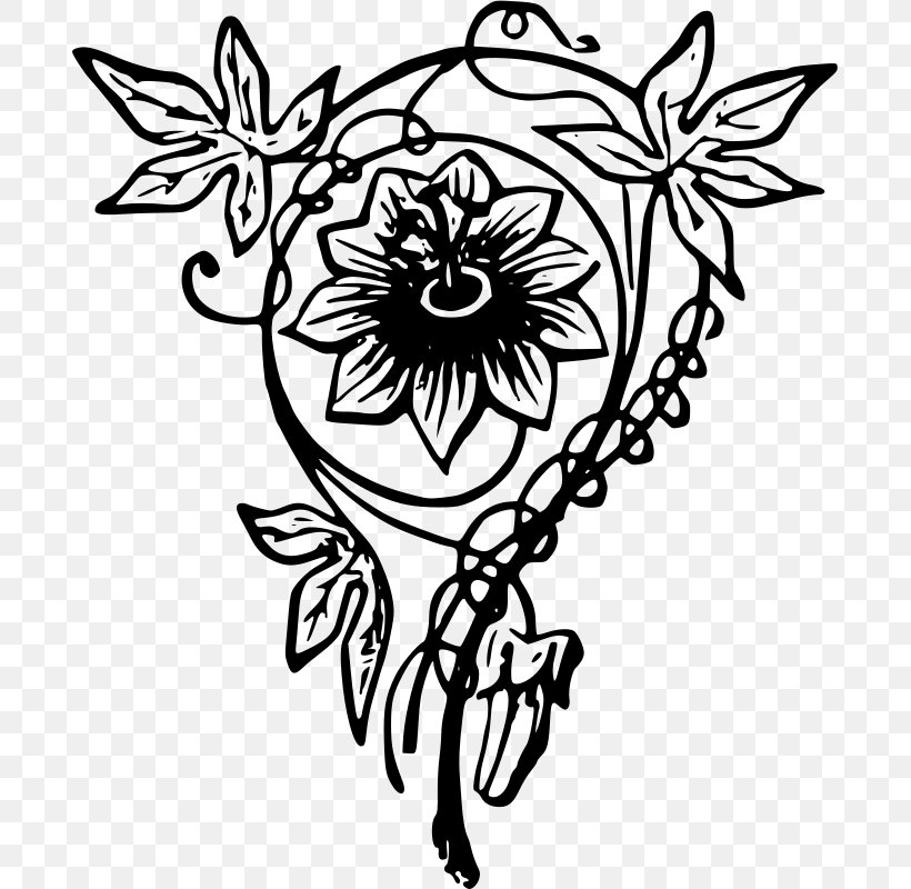 Flower Line Art, PNG, 689x800px, Floral Design, Blackandwhite, Coloring Book, Drawing, Flower Download Free