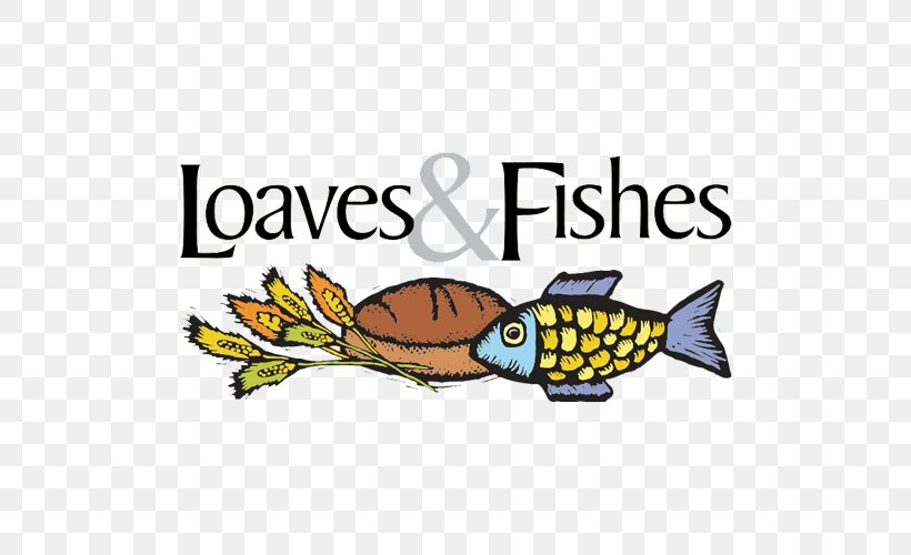 Loaves & Fishes Food Pantry Charlottesville United Methodist Church, PNG, 500x500px, Fish, Aquarium Fish Feed, Artwork, Beef, Brand Download Free