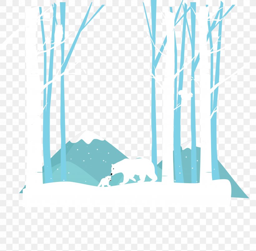 Polar Bear Arctic, PNG, 2908x2848px, Watercolor, Cartoon, Flower, Frame, Heart Download Free
