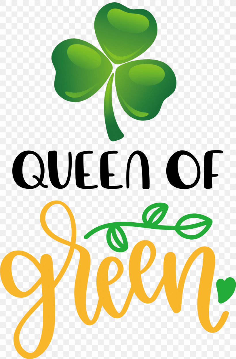 Queen Of Green St Patricks Day Saint Patrick, PNG, 1971x3000px, St Patricks Day, Clover, Fourleaf Clover, Leaf, Luck Download Free