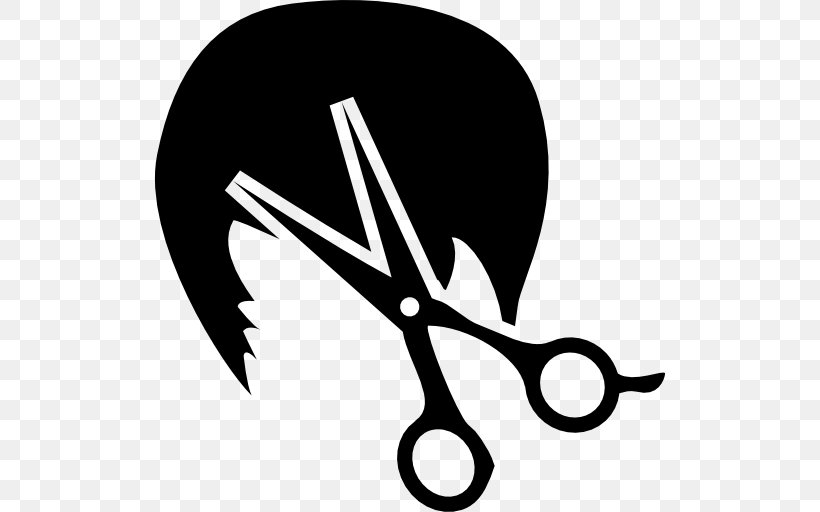 Beauty Parlour Barber, PNG, 512x512px, Beauty Parlour, Barber, Black, Black And White, Brand Download Free