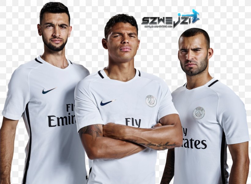Thiago Silva Jesé Paris Saint-Germain F.C. T-shirt Football, PNG, 1024x753px, 2016, Thiago Silva, Brand, Clothing, Edinson Cavani Download Free