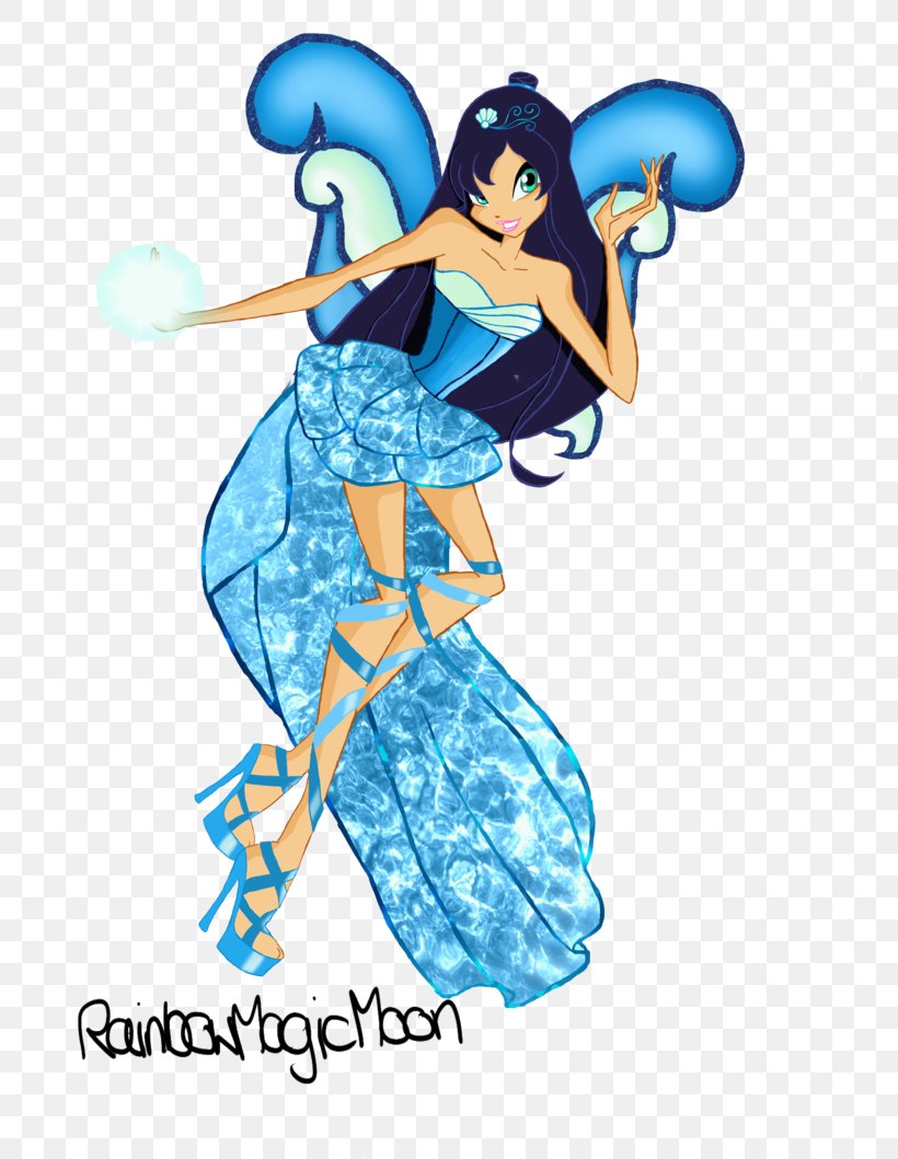Fairy Drawing Mermaid Cartoon, PNG, 754x1059px, Watercolor, Cartoon, Flower, Frame, Heart Download Free