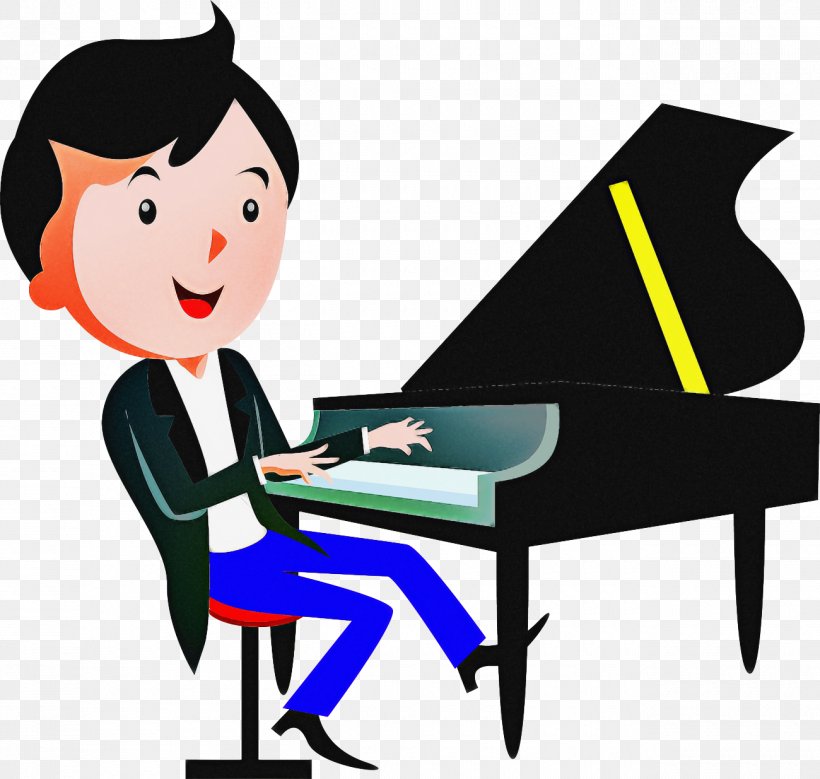 Pianist Piano Cartoon Clip Art Player Piano, PNG, 1300x1235px, Pianist, Cartoon, Electronic Instrument, Musician, Piano Download Free