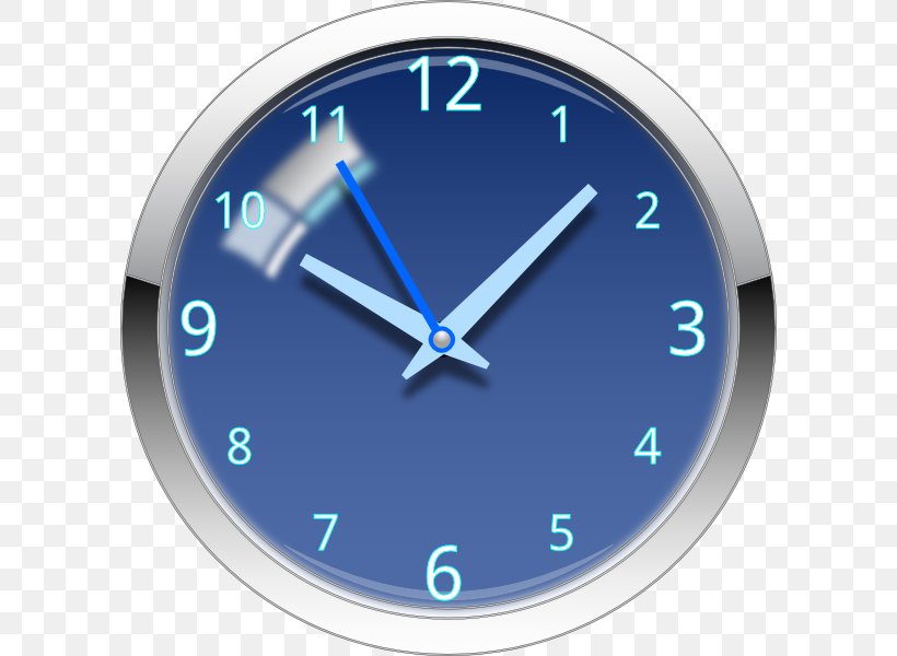 Alarm Clocks Clip Art, PNG, 600x600px, Clock, Alarm Clocks, Blue, Digital Clock, Electric Blue Download Free
