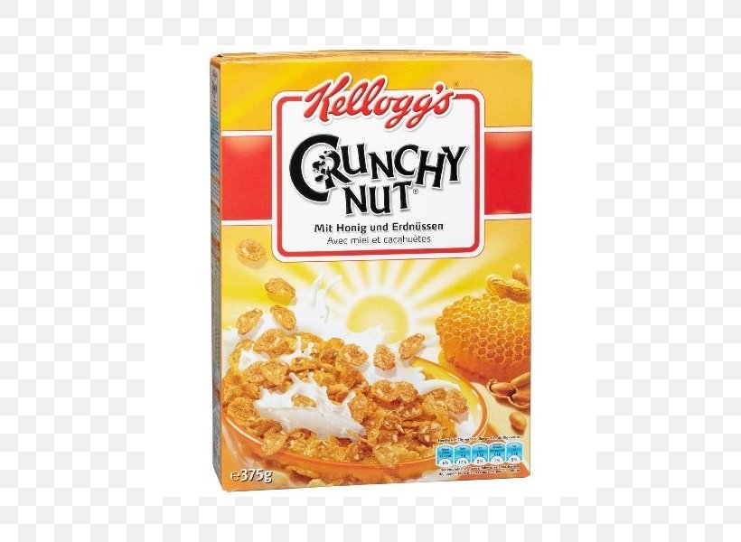 Corn Flakes Crunchy Nut Breakfast Cereal Kellogg's, PNG, 800x600px, Corn Flakes, Brand, Breakfast, Breakfast Cereal, Cereal Download Free