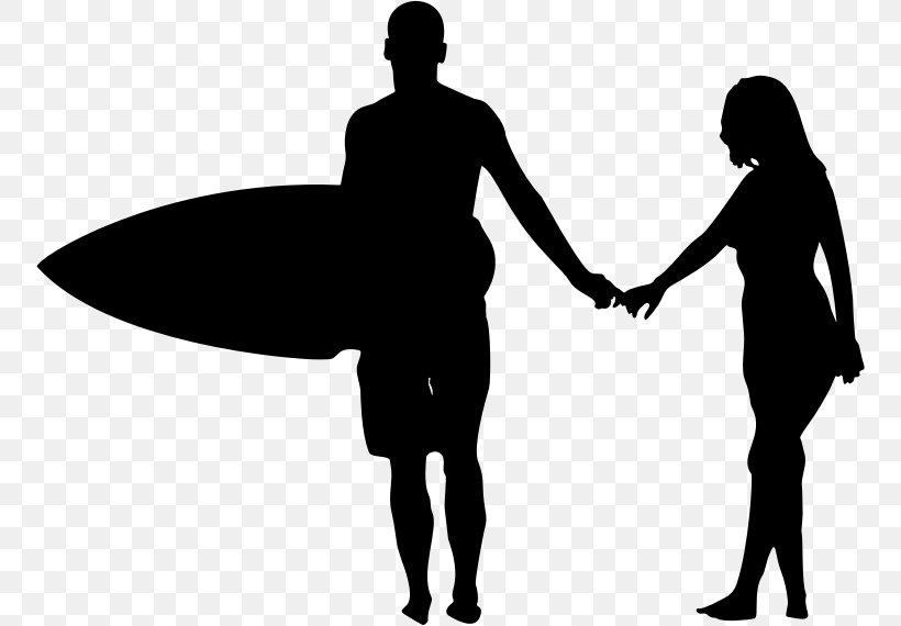 Silhouette Surfing Surfboard, PNG, 754x570px, Silhouette, Arm, Black, Black And White, Drawing Download Free