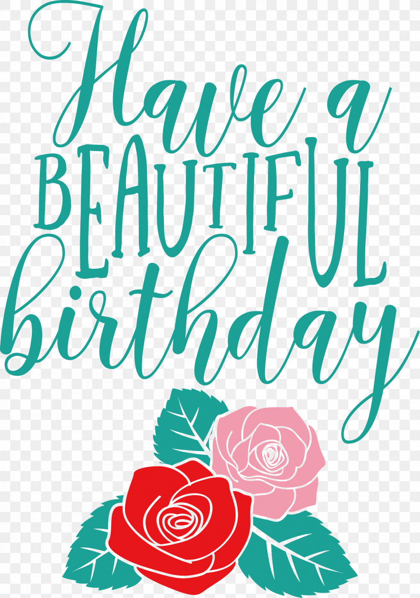 Beautiful Birthday, PNG, 2104x2999px, Beautiful Birthday, Cut Flowers, Floral Design, Flower, Line Download Free