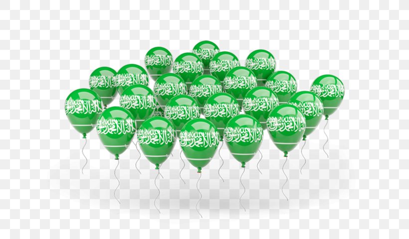 Flag Of Saudi Arabia Balloon, PNG, 640x480px, Saudi Arabia, Balloon, Flag Of Saudi Arabia, Grass, Green Download Free
