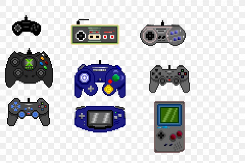 Game Controllers Joystick Pixel Art Video Game Consoles, PNG, 960x640px, Game Controllers, All Xbox Accessory, Art, Deviantart, Digital Art Download Free