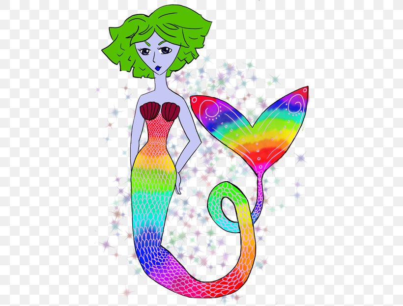 Mermaid Clip Art, PNG, 500x623px, Mermaid, Art, Fictional Character, Mythical Creature Download Free