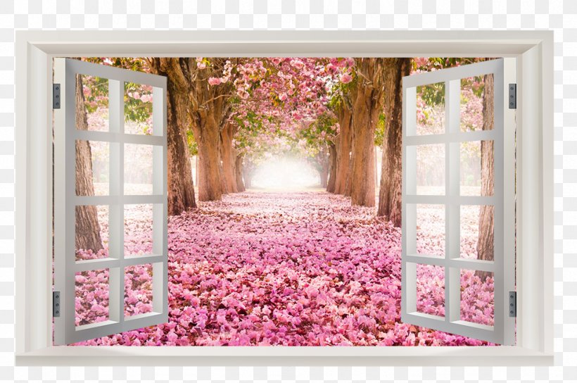 Paper Window Wall Decal Wallpaper, PNG, 978x650px, Paper, Aliexpress, Decal, Decorative Arts, Floral Design Download Free