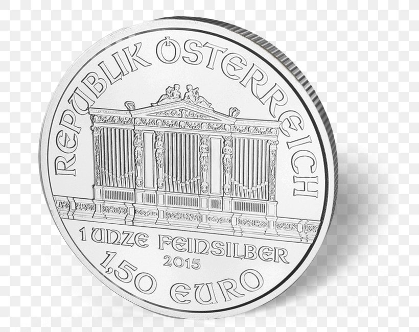 Silver Coin Austrian Silver Vienna Philharmonic, PNG, 800x650px, Coin, Austria, Austrian Silver Vienna Philharmonic, Brand, Currency Download Free