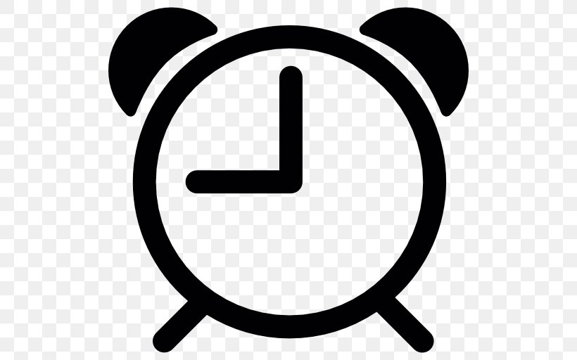 Alarm Device Alarm Clocks Drop7 Symbol, PNG, 512x512px, Alarm Device, Alarm Clocks, Area, Black And White, Clock Download Free