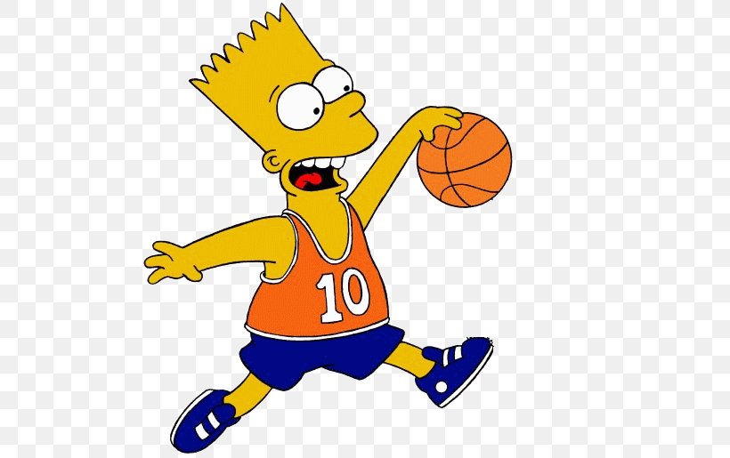 Bart Simpson Simpson College Storm Men's Basketball Houston Rockets Sport, PNG, 501x515px, Bart Simpson, Area, Art, Ball, Basketball Download Free