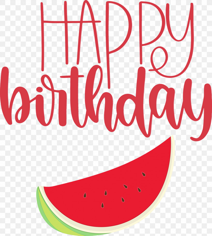 Logo Line Fruit Meter Melon, PNG, 2705x3000px, Happy Birthday, Biology, Fruit, Geometry, Line Download Free