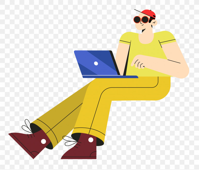 Man Sitting On Chair, PNG, 2500x2141px, Man, Cartoon, Character, Hm, Joint Download Free