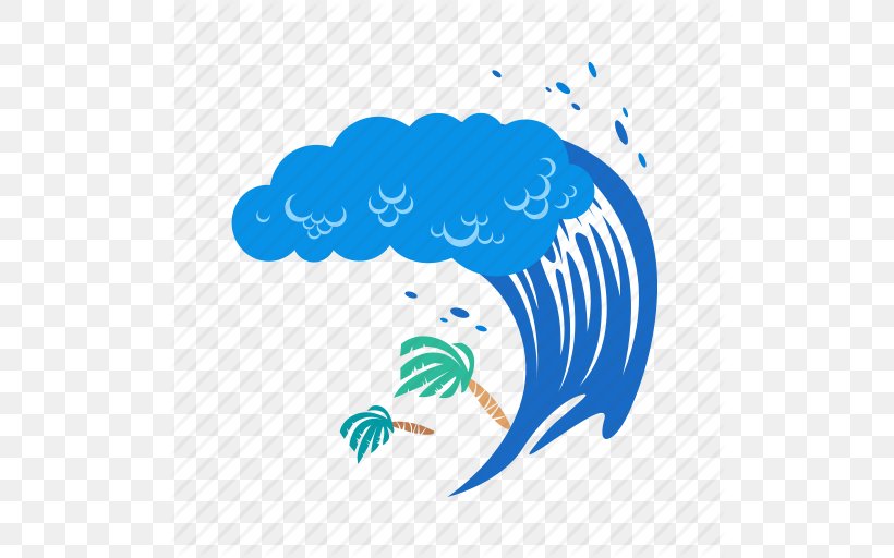 2004 Indian Ocean Earthquake And Tsunami Natural Disaster Clip Art, PNG, 512x512px, Tsunami, Blue, Disaster, Dispersion, Icon Design Download Free
