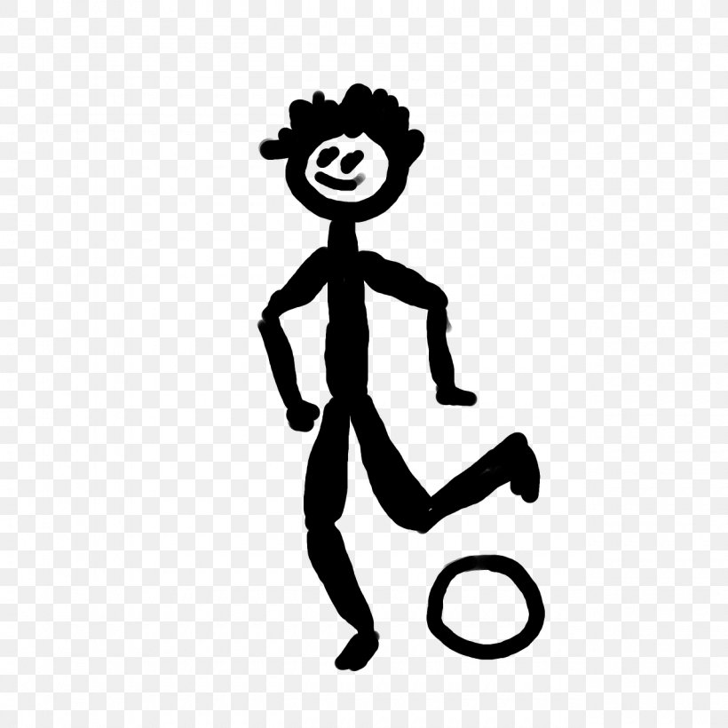 Cartoon Football Player Game Clip Art, PNG, 1280x1280px, Cartoon, Artwork, Ball, Black And White, Finger Download Free