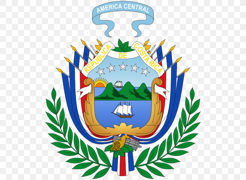 Coat Of Arms Of Costa Rica Noble Patria, Tu Hermosa Bandera History, PNG, 528x600px, Costa Rica, Artwork, Central America, Coat Of Arms, Coat Of Arms Of Costa Rica Download Free