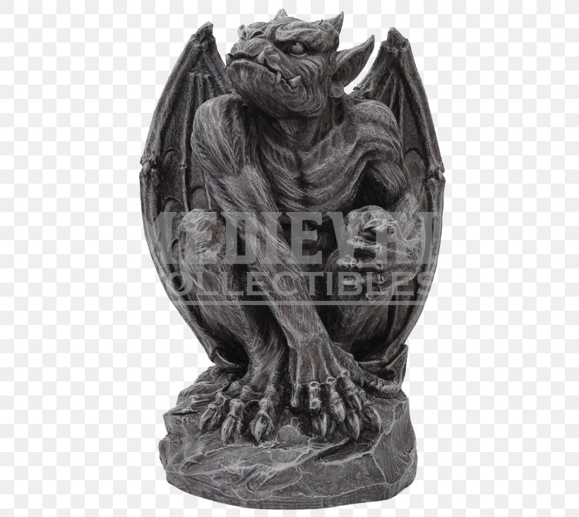 Gargoyle Sculpture Statue Gothic Architecture Figurine, PNG, 732x732px, Gargoyle, Art, Artifact, Carving, Classical Sculpture Download Free