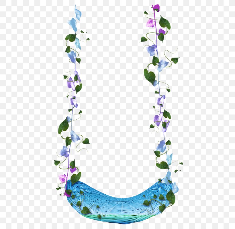 Flowering Plant Floral Design Necklace, PNG, 485x800px, Swing, Blue, Body Jewelry, Flora, Floral Design Download Free