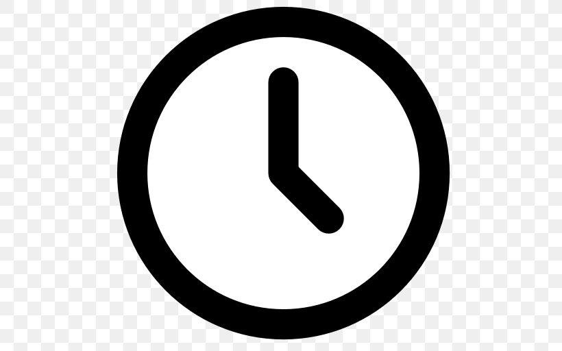 Clock Timer Stopwatch Font Awesome, PNG, 512x512px, Clock, Alarm Clocks, Area, Black And White, Font Awesome Download Free