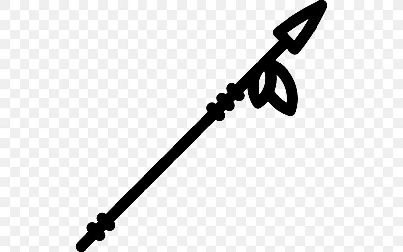 Spear Weapon Clip Art, PNG, 512x512px, Spear, Black And White, Indigenous Peoples Of The Americas, Weapon Download Free