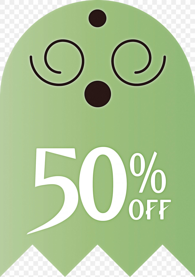 Halloween Discount Halloween Sales 50% Off, PNG, 2107x3000px, 50 Discount, 50 Off, Halloween Discount, Biology, Green Download Free