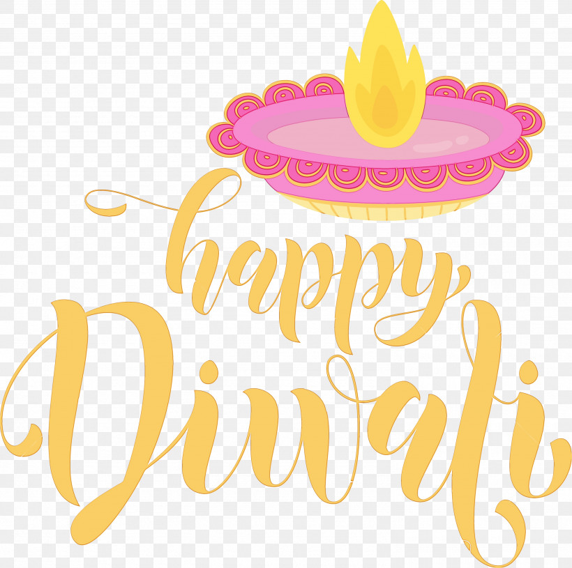 Logo Flower Yellow Petal Fruit, PNG, 2970x2955px, Happy Diwali, Deepavali, Flower, Fruit, Logo Download Free
