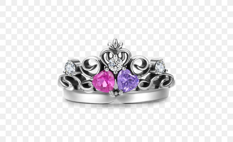 Ring Jewellery Amethyst Platinum Silver, PNG, 500x500px, Ring, Amethyst, Birthstone, Body Jewellery, Body Jewelry Download Free