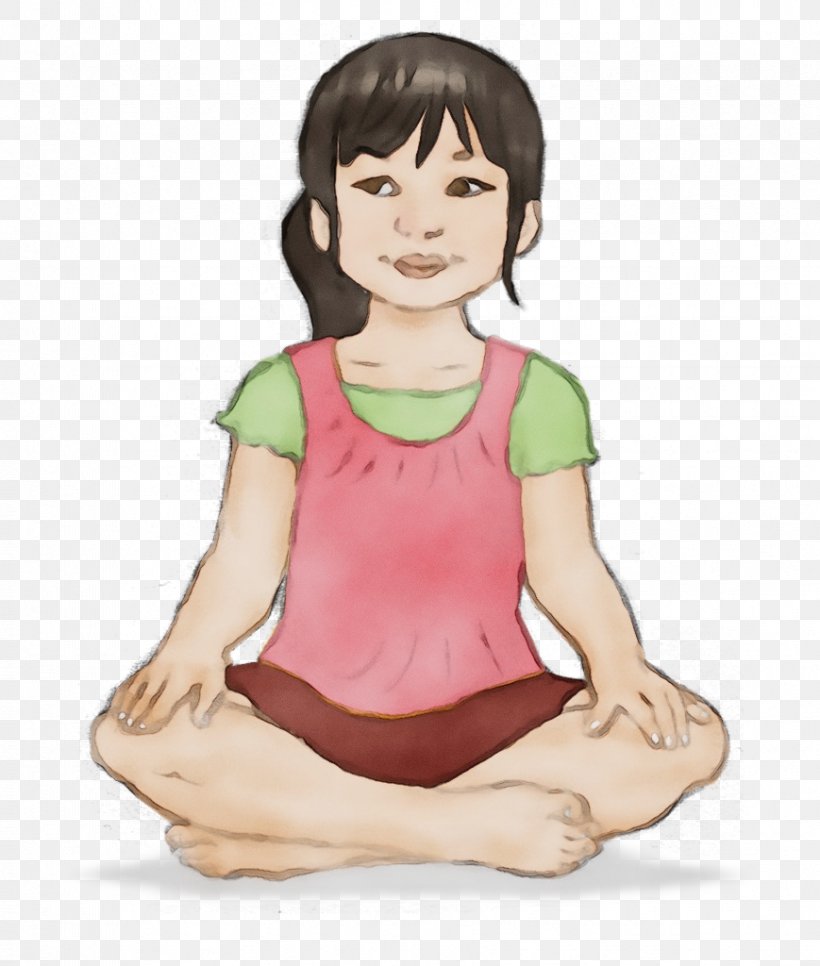 Sitting Meditation Physical Fitness Kneeling Arm, PNG, 869x1024px, Watercolor, Arm, Child, Hand, Kneeling Download Free