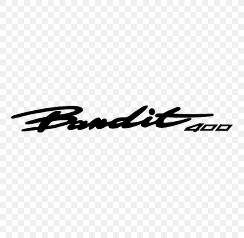 Suzuki Bandit Series Suzuki GSF 1200 Sticker Suzuki GSF 600, PNG, 800x800px, Suzuki, Adhesive, Black, Black And White, Brand Download Free