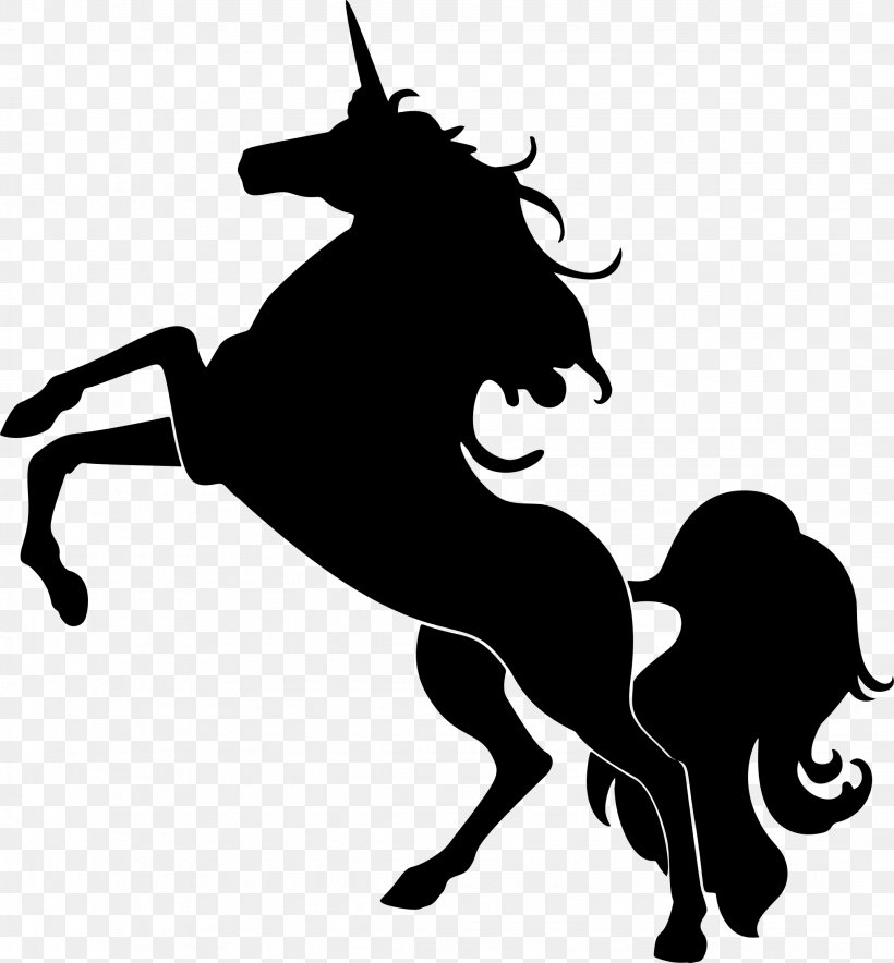 Horse Unicorn Silhouette Clip Art, PNG, 2148x2318px, Horse, Black And White, Equestrian Sport, Fairy Tale, Fictional Character Download Free