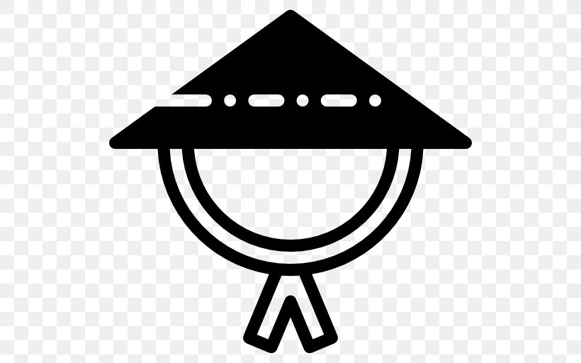 Black And White Symbol Monochrome Photography, PNG, 512x512px, Asian Conical Hat, Area, Black And White, Hat, Line Art Download Free