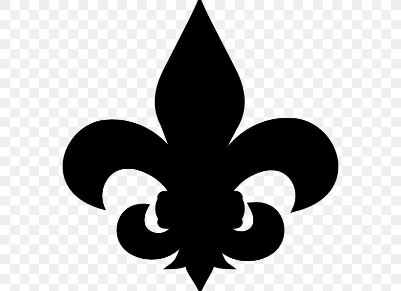 Fleur-de-lis New Orleans Saints Clip Art, PNG, 564x595px, Fleurdelis, Black And White, Blog, Document, Drawing Download Free