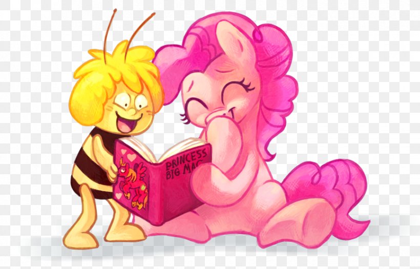 Pinkie Pie Maya The Bee Rarity My Little Pony, PNG, 867x556px, Watercolor, Cartoon, Flower, Frame, Heart Download Free