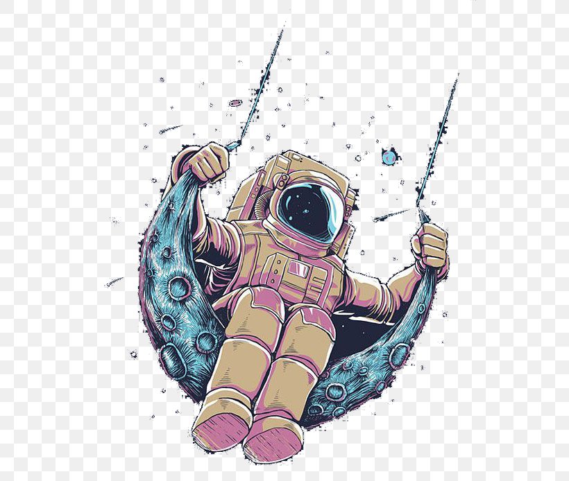 Visual Arts T-shirt Drawing Astronaut, PNG, 552x694px, Visual Arts, Art, Astronaut, Drawing, Fictional Character Download Free
