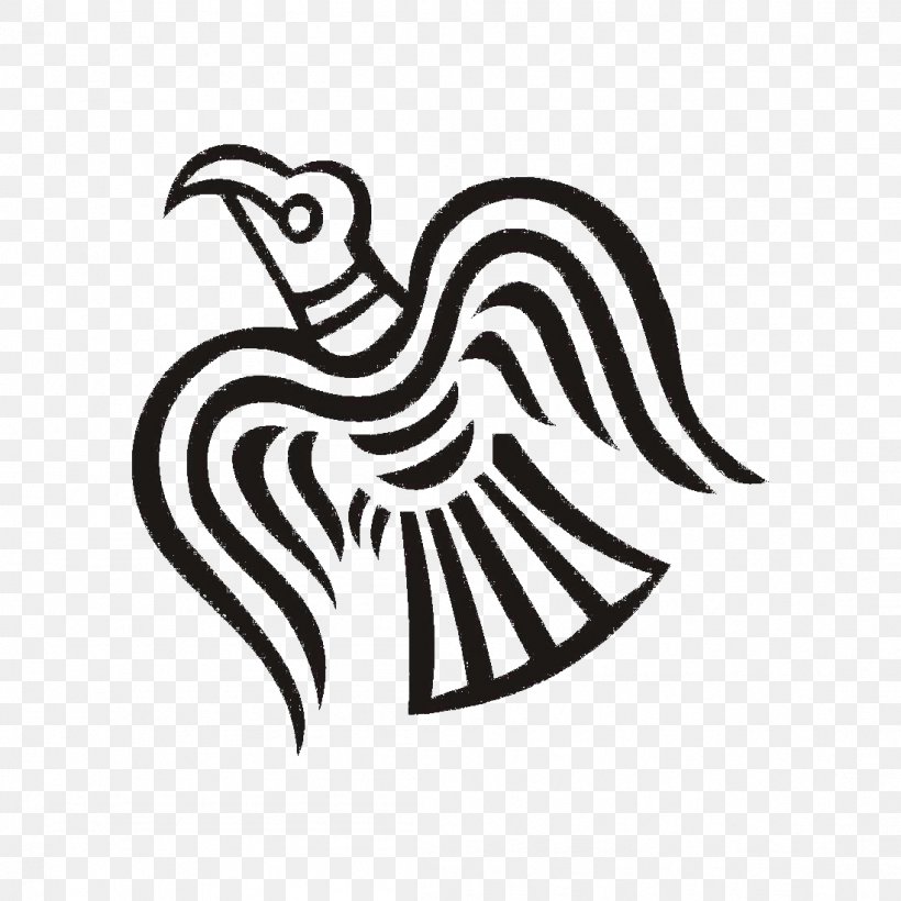 Odin Vinland Raven Banner Huginn And Muninn Viking, PNG, 1099x1099px, Odin, Area, Beak, Bird, Black And White Download Free