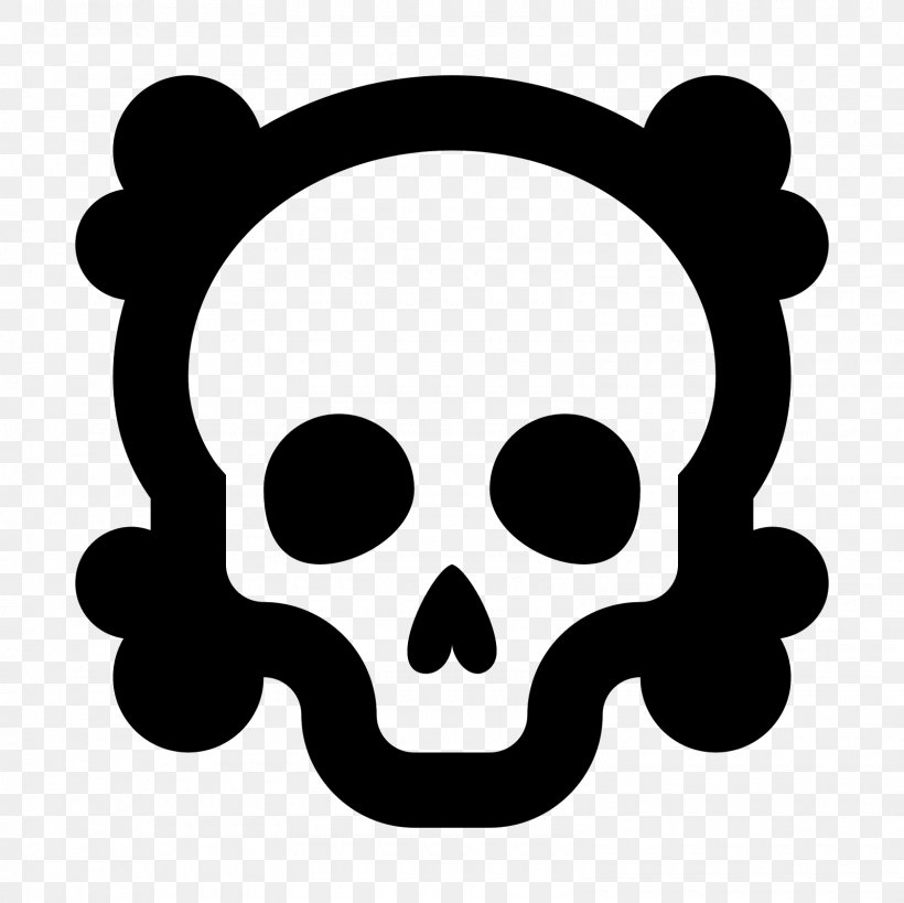 Toxic Bones Clip Art, PNG, 1600x1600px, Snout, Biological Hazard, Black, Black And White, Black M Download Free