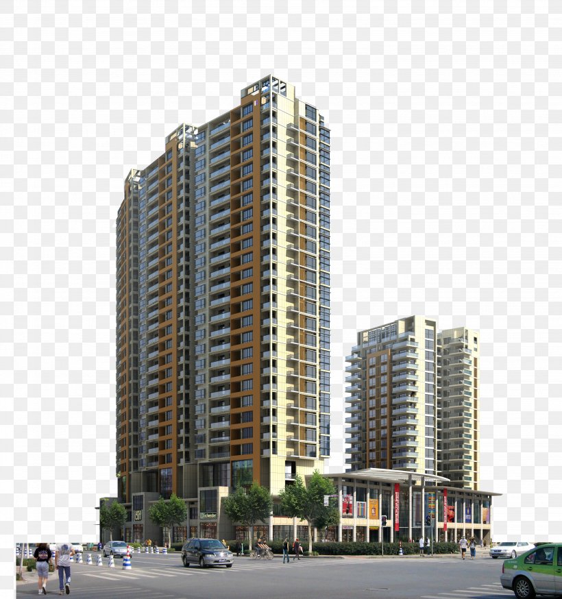 High-rise Building Skyscraper House, PNG, 3072x3278px, Highrise Building, Apartment, Architectural Engineering, Building, City Download Free