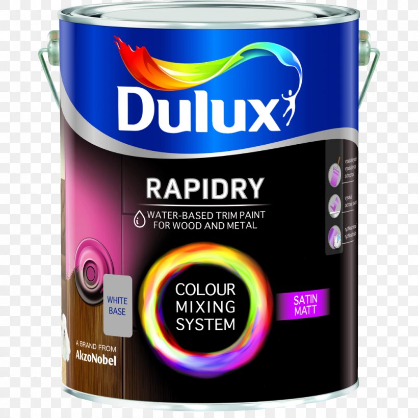 Dulux Paint Sheen Imperial Chemical Industries Metallic Paint, PNG, 1000x1000px, Dulux, Akzonobel, Brand, Enamel Paint, Hammerite Download Free