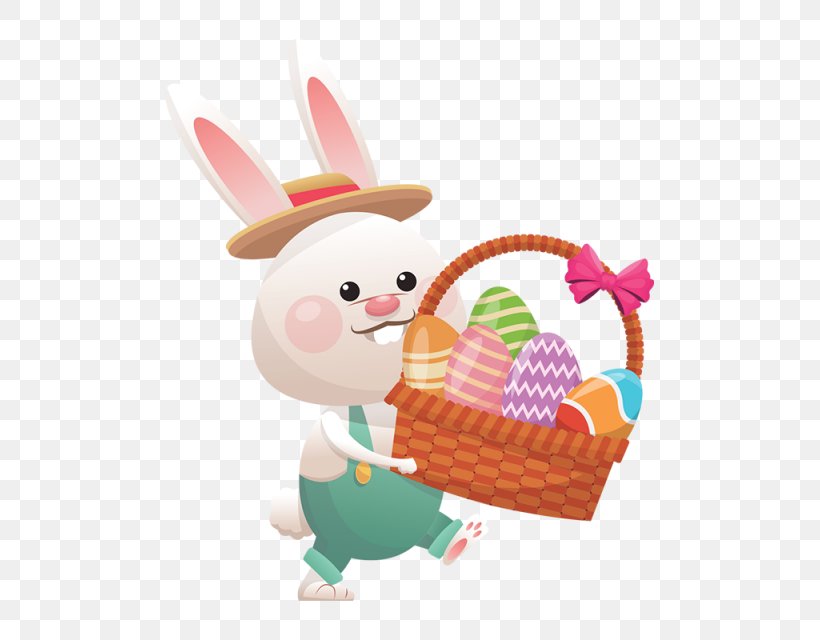Easter Bunny Royalty-free, PNG, 640x640px, Easter Bunny, Art, Basket, Easter, Easter Basket Download Free