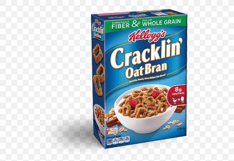 Kellogg's Cracklin' Oat Bran Breakfast Cereal, PNG, 584x564px, Breakfast Cereal, Bran, Breakfast, Commodity, Convenience Food Download Free