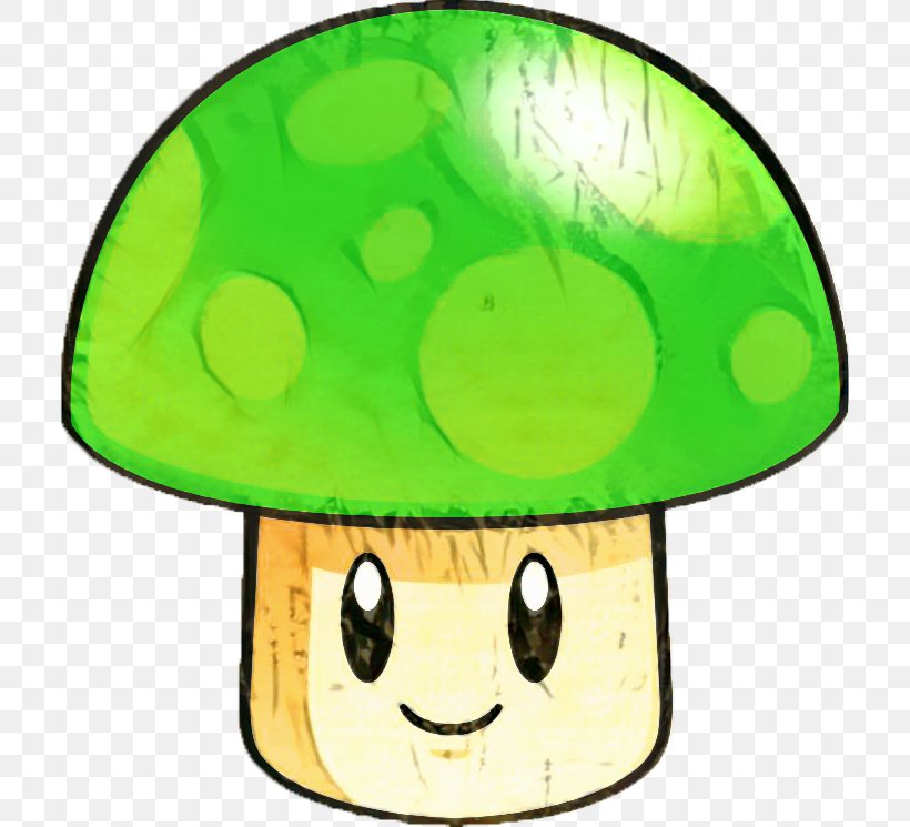 Mushroom Cartoon, PNG, 711x745px, Fruit, Cartoon, Green, Mushroom, Smile Download Free