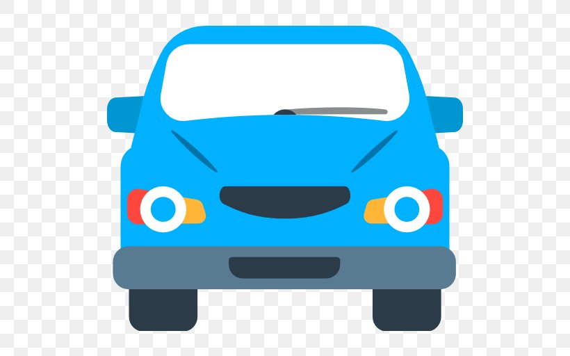Car Emoji Vehicle Text Messaging SMS, PNG, 512x512px, Car, Android Oreo, Area, Automotive Design, Blue Download Free