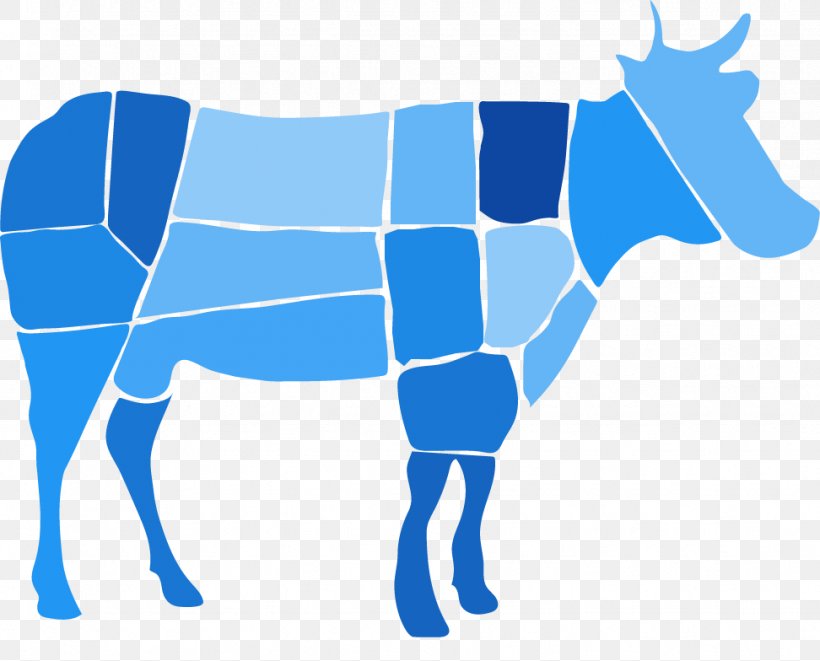 Cattle Horse Livestock Meat Industry, PNG, 972x784px, Cattle, Animal, Area, Beef, Blue Download Free