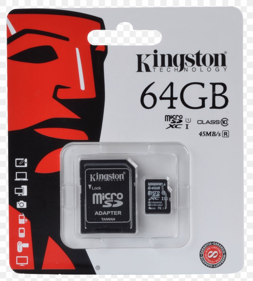 MicroSD Secure Digital Flash Memory Cards Kingston Technology Computer Data Storage, PNG, 2705x3000px, Microsd, Adapter, Computer Data Storage, Electronic Device, Electronics Accessory Download Free